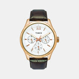 Signio Men Quartz Dial Chronograph Leather Watch TW0TG7600