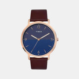 Trendline Men Quartz Dial Analog Leather Watch TW0TG8030