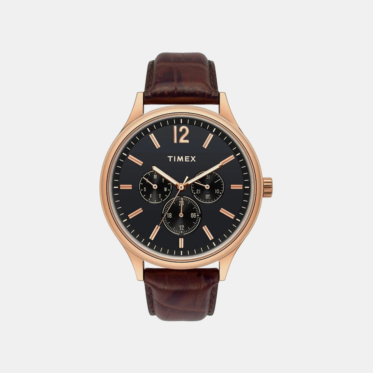 Trendline Men Quartz Dial Chronograph Leather Watch TWEG18404