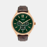 Trendline Men Quartz Dial Multi-Function Leather Watch TWEG18434