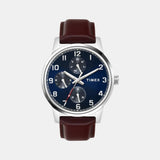 Trendline Men Quartz Dial Multi-Function Leather Watch TWEG18906