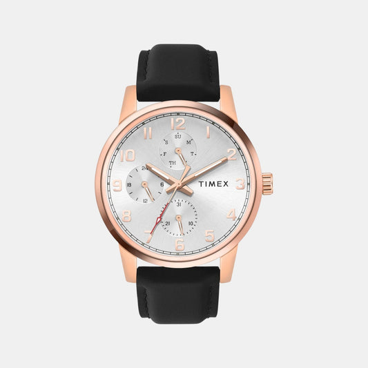 Trendline Men Quartz Dial Multi-Function Leather Watch TWEG18908
