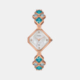 Fria Women Quartz Dial Analog Brass Watch TWEL17200