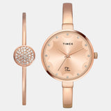 Fria Women Quartz Dial Analog Brass Watch TWEL18502