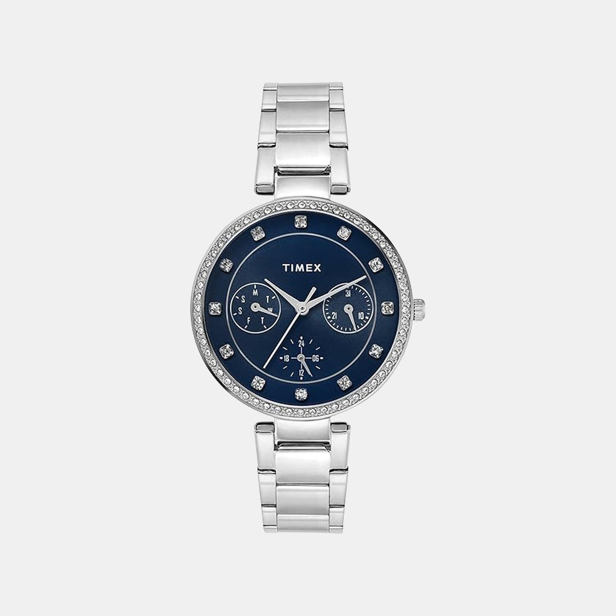 Trendline Women Quartz Dial Multi-Function Stainless Steel Watch TWEL18729
