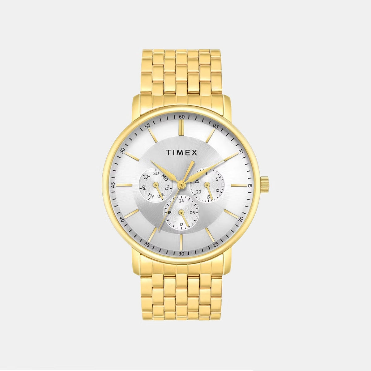 Trendline Men Quartz Dial Multi-Function Stainless Steel Watch TWTG12807