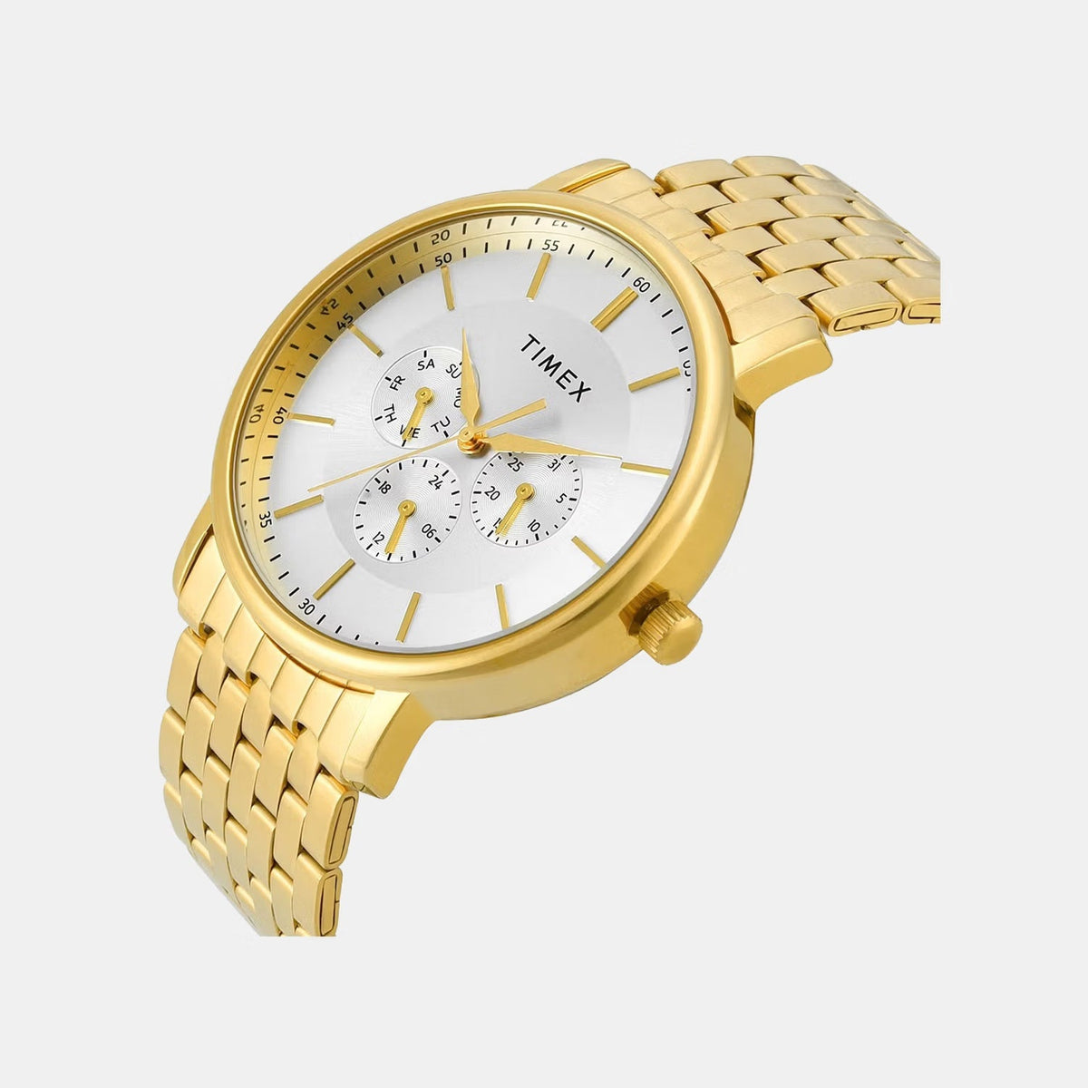 Trendline Men Quartz Dial Multi-Function Stainless Steel Watch TWTG12807