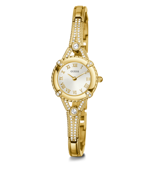 GUESS Ladies Gold Tone Analog Watch
