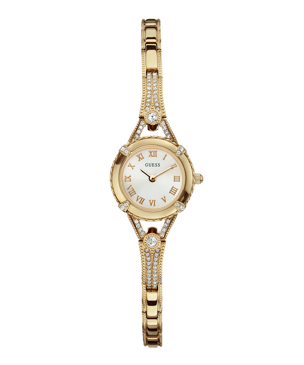 GUESS Ladies Gold Tone Analog Watch