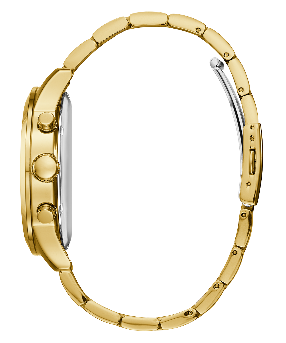 GUESS Mens Gold Tone Chronograph Watch