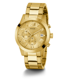 GUESS Mens Gold Tone Chronograph Watch