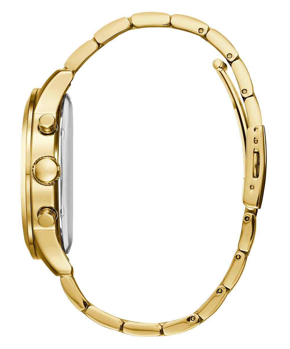 GUESS Mens Gold Tone Chronograph Watch