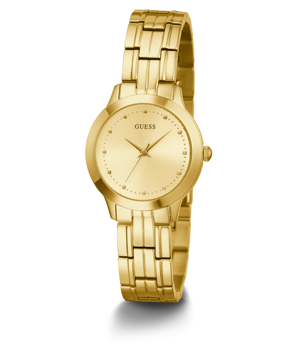 GUESS Ladies Gold Tone Analog Watch