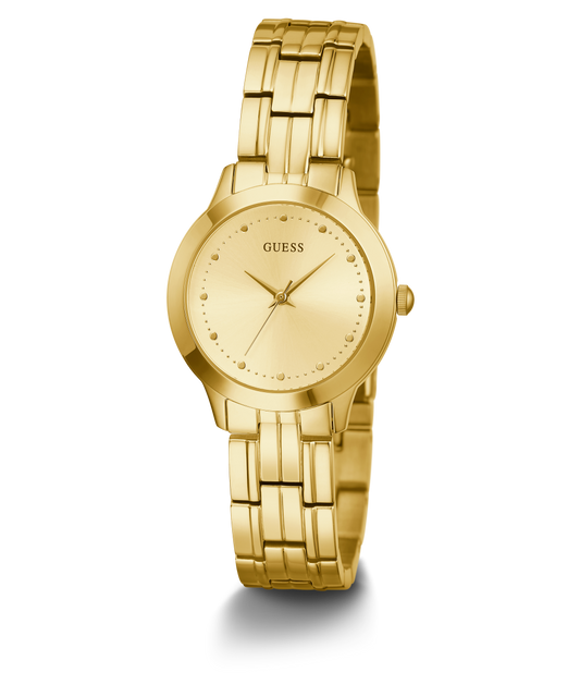 GUESS Ladies Gold Tone Analog Watch