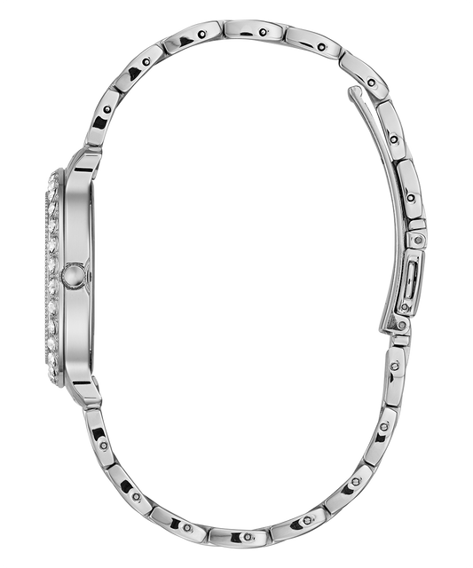 GUESS Ladies Silver Tone Analog Watch