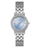GUESS Ladies Silver Tone Analog Watch