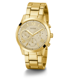 GUESS Ladies Gold Tone Multi-function Watch