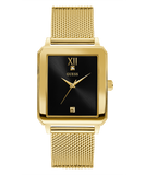 GUESS Mens Gold Tone Analog Watch
