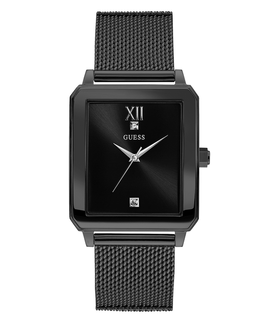 GUESS Mens Black Analog Watch