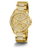 GUESS Ladies Gold Tone Multi-function Watch