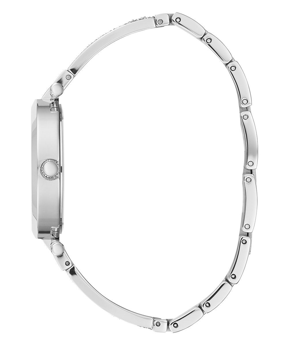 GUESS Ladies Silver Tone Analog Watch