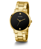 GUESS Mens Gold Tone Analog Watch