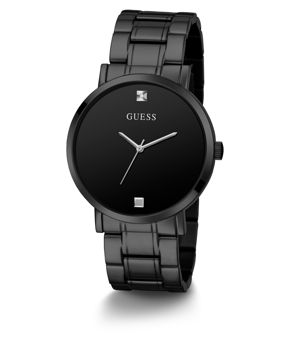 GUESS Mens Black Analog Watch