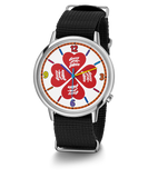 LIMITED EDITION J BALVIN X AMORE SILVER & NYLON STRAP WATCH