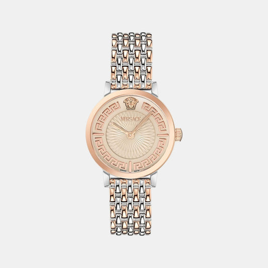 Women Quartz Ivory Dial Analog Stainless Steel Watch VE0A00425