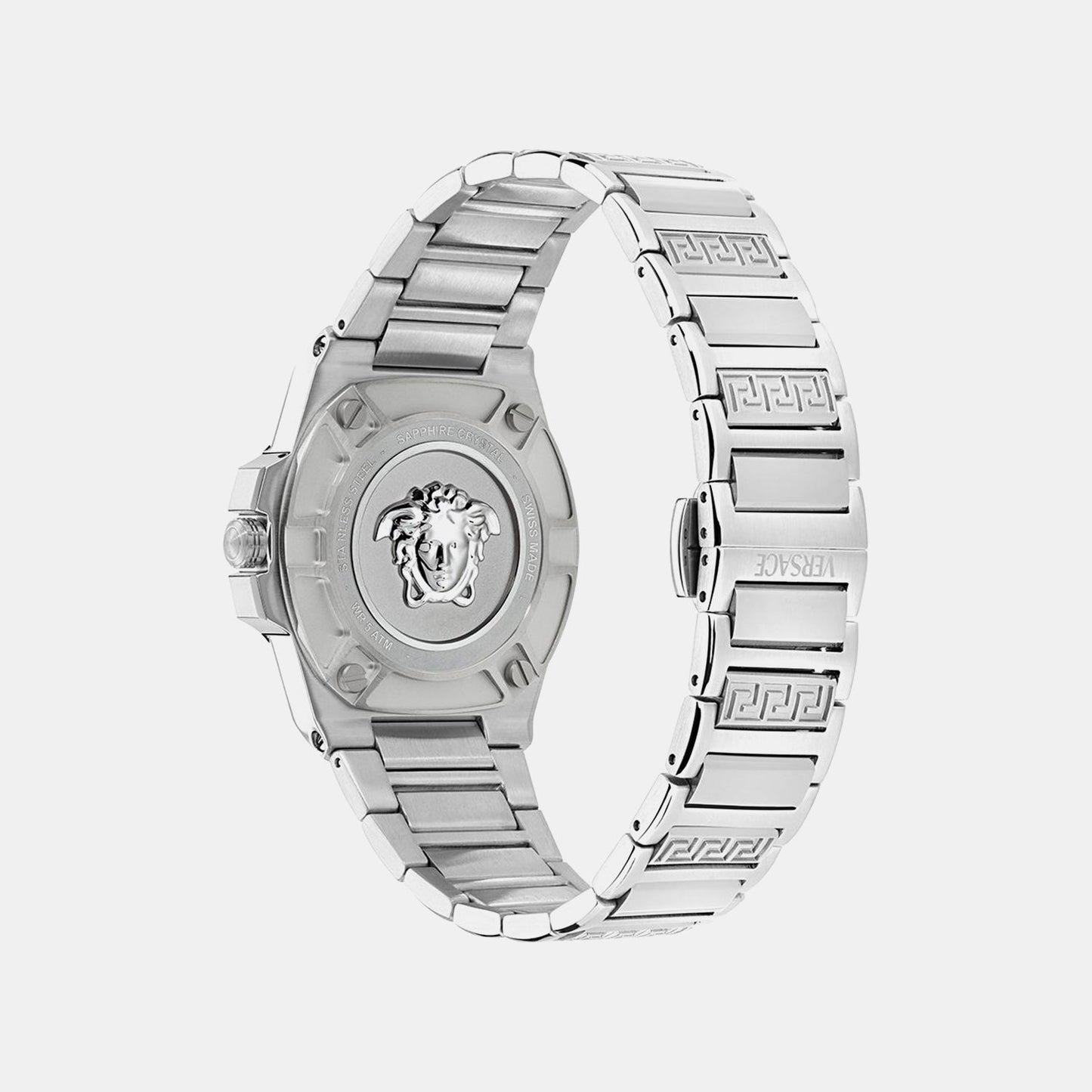 Greca Reaction Women Quartz Blue Dial Analog Stainless Steel Watch VE0D00325