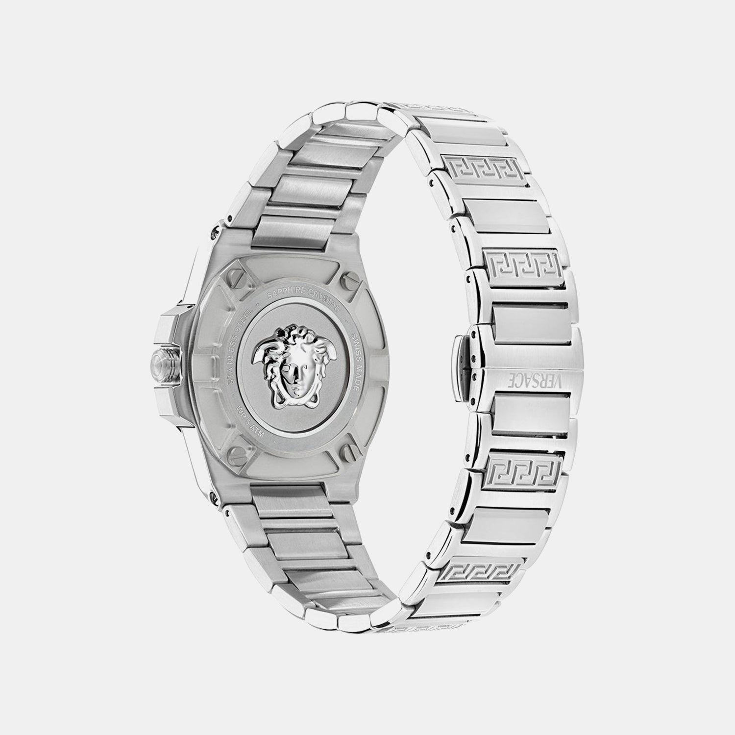 Greca Reaction Women Quartz Blue Dial Analog Stainless Steel Watch VE0D00325