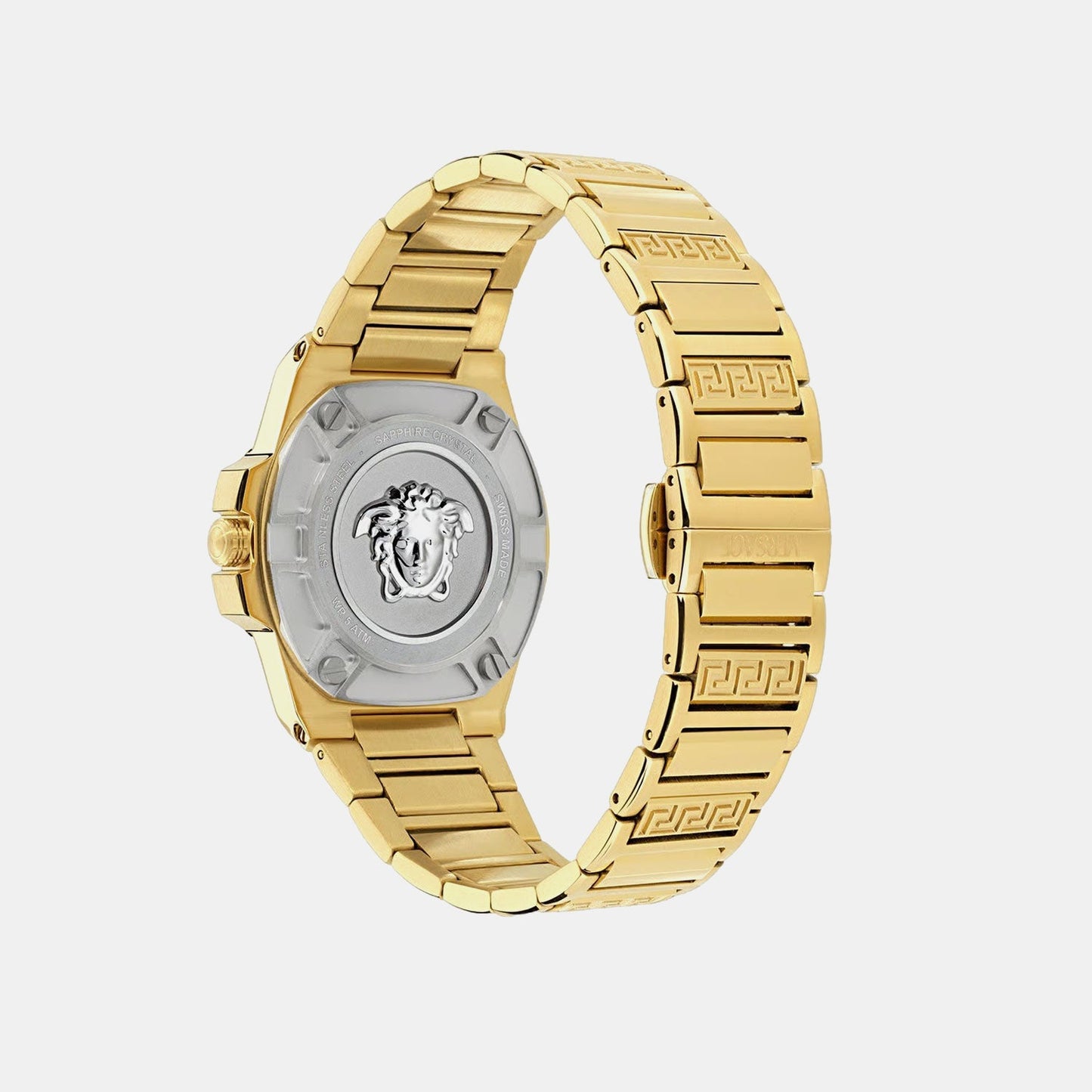 Greca Reaction Lady(Wc-0D Women Quartz Black Dial Analog Stainless Steel Watch VE0D00525