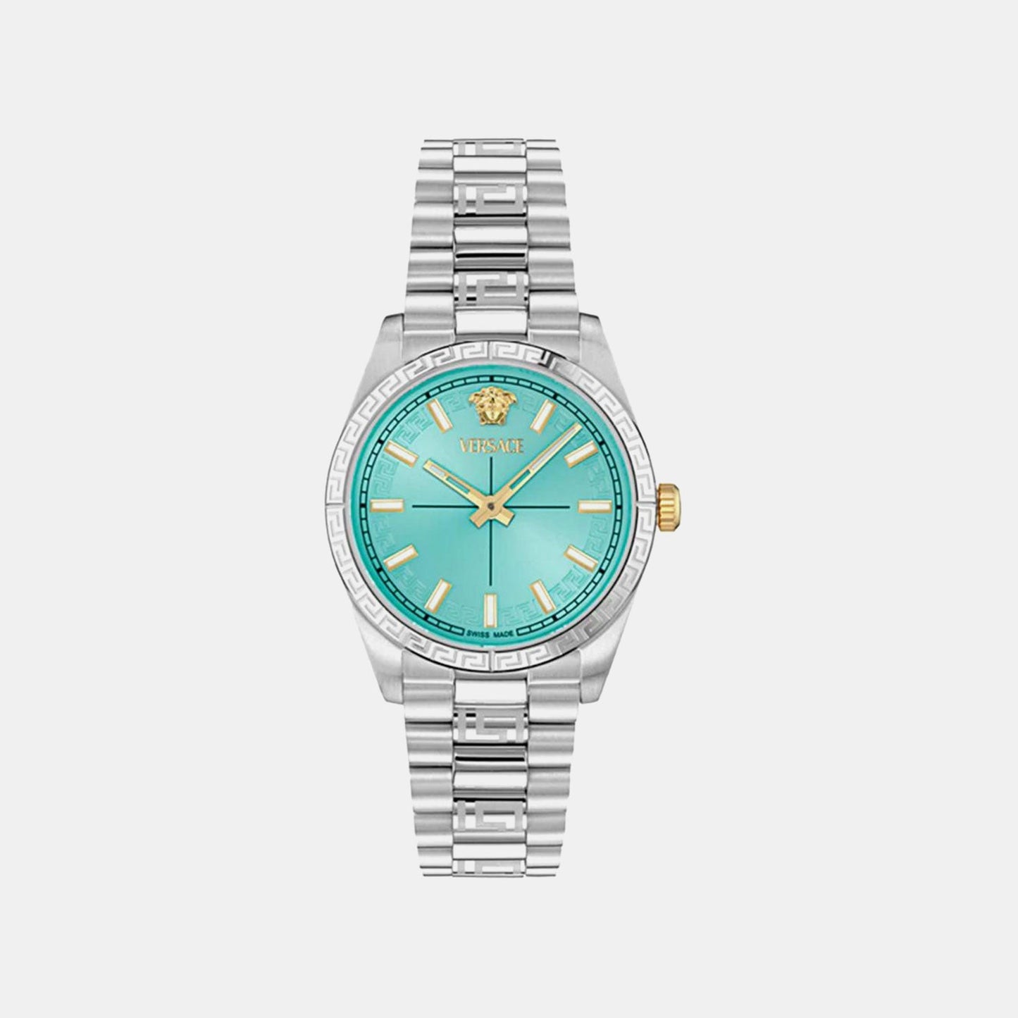 Ver.Millenium L.(Wc-0E) Women Quartz Blue Dial Analog Stainless Steel Watch VE0E00225