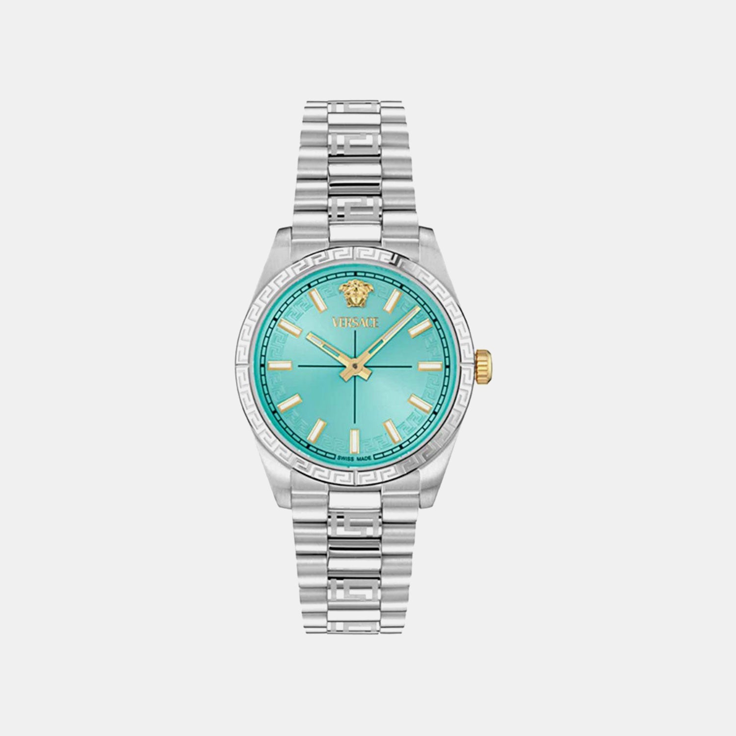 Ver.Millenium L.(Wc-0E) Women Quartz Blue Dial Analog Stainless Steel Watch VE0E00225