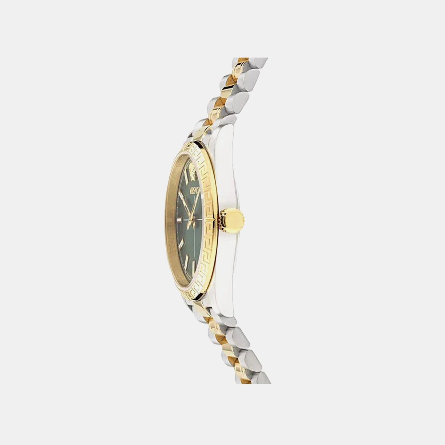 Ver.Millenium L.(Wc-0E) Women Quartz Green Dial Analog Stainless Steel Watch VE0E00425