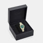 Ver.Millenium L.(Wc-0E) Women Quartz Green Dial Analog Stainless Steel Watch VE0E00425