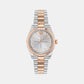 Women Quartz Silver Dial Analog Stainless Steel Watch VE0E00525