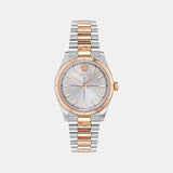 Women Quartz Silver Dial Analog Stainless Steel Watch VE0E00525