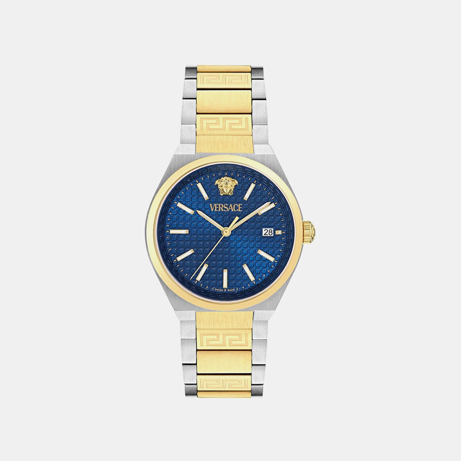 V-Auria (Wc-0F) Men Quartz Blue Dial Analog Stainless Steel Watch VE0F00325