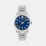 Millenyium Men Quartz Blue Dial Analog Stainless Steel Watch VE0G00325