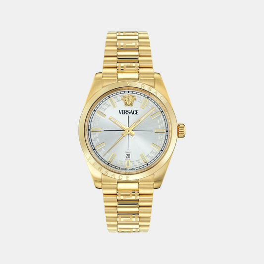 Millenyium Men Quartz White Dial Analog Stainless Steel Watch VE0G00625