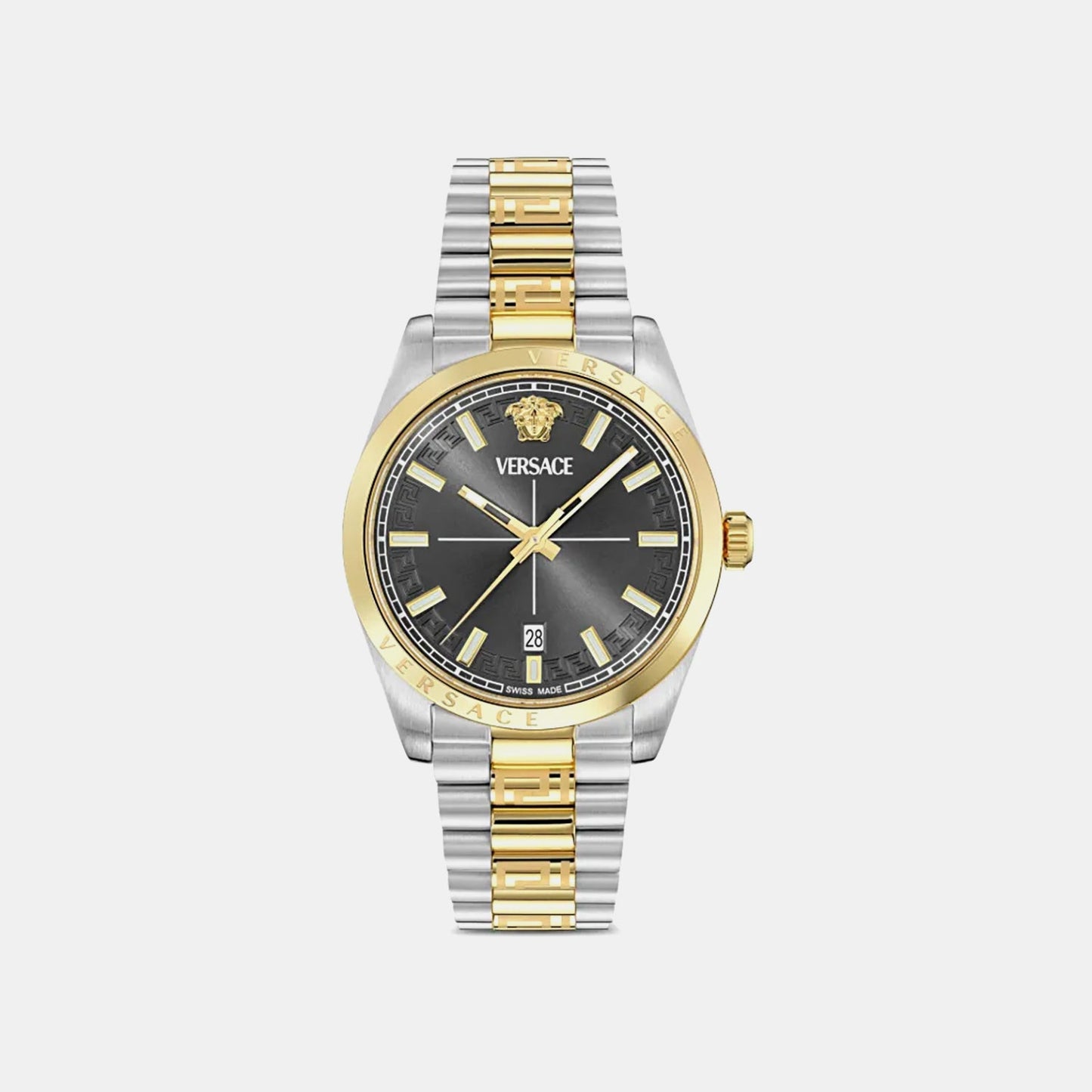 Millenium Men Quartz Black Dial Analog Stainless Steel Watch VE0G00825