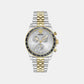 Greca Chr Wave (Wc-0H) Men Quartz White Dial Chronograph Stainless Steel Watch VE0H00725