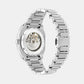 V-Contempo Gmt(Wc-0I) Men Quartz Blue Dial Analog Stainless Steel Watch VE0I00225