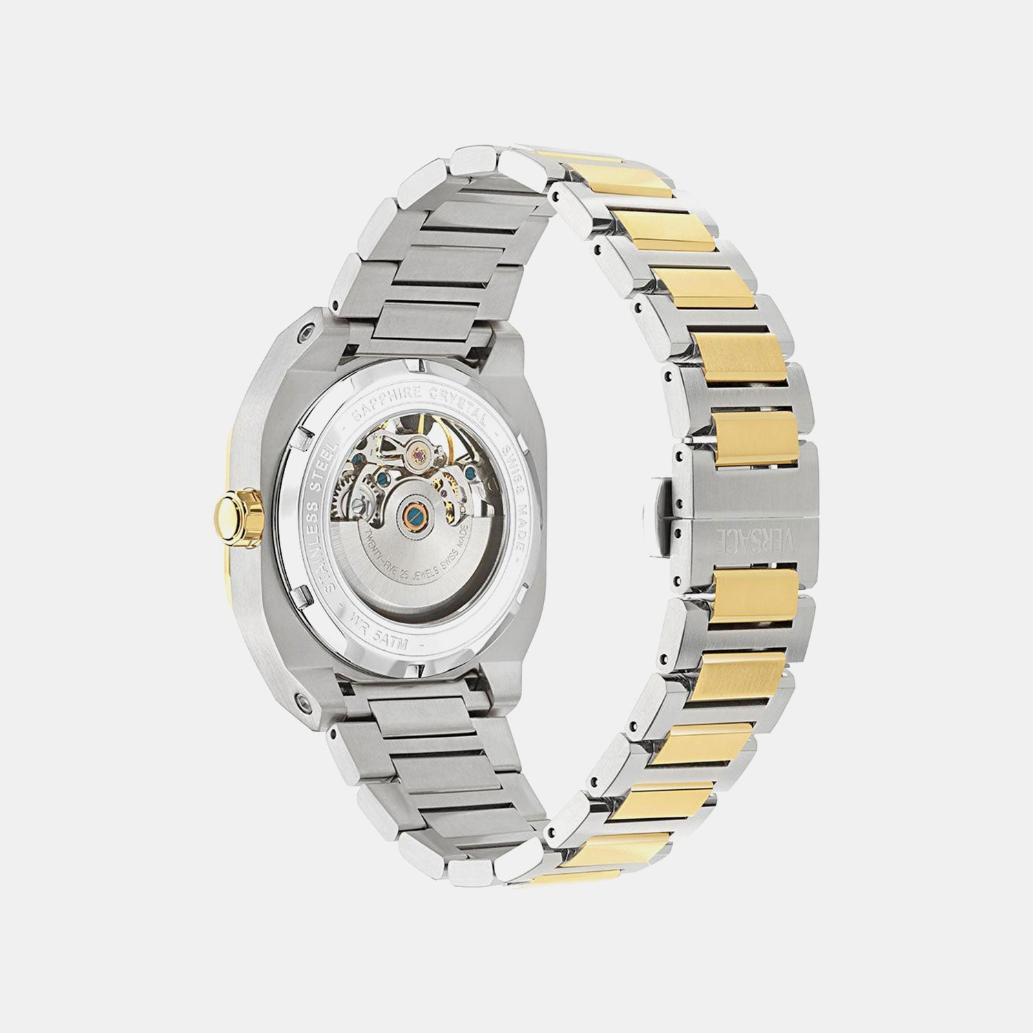 V-Contempo Gmt(Wc-0I) Men Quartz Green Dial Analog Stainless Steel Watch VE0I00325