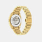 V-Contempo Gmt(Wc-0I) Men Quartz Black Dial Analog Stainless Steel Watch VE0I00425