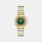 Versace Delphinus (Wc-0O) Women Quartz Green Dial Analog Stainless Steel Watch VE0O00225