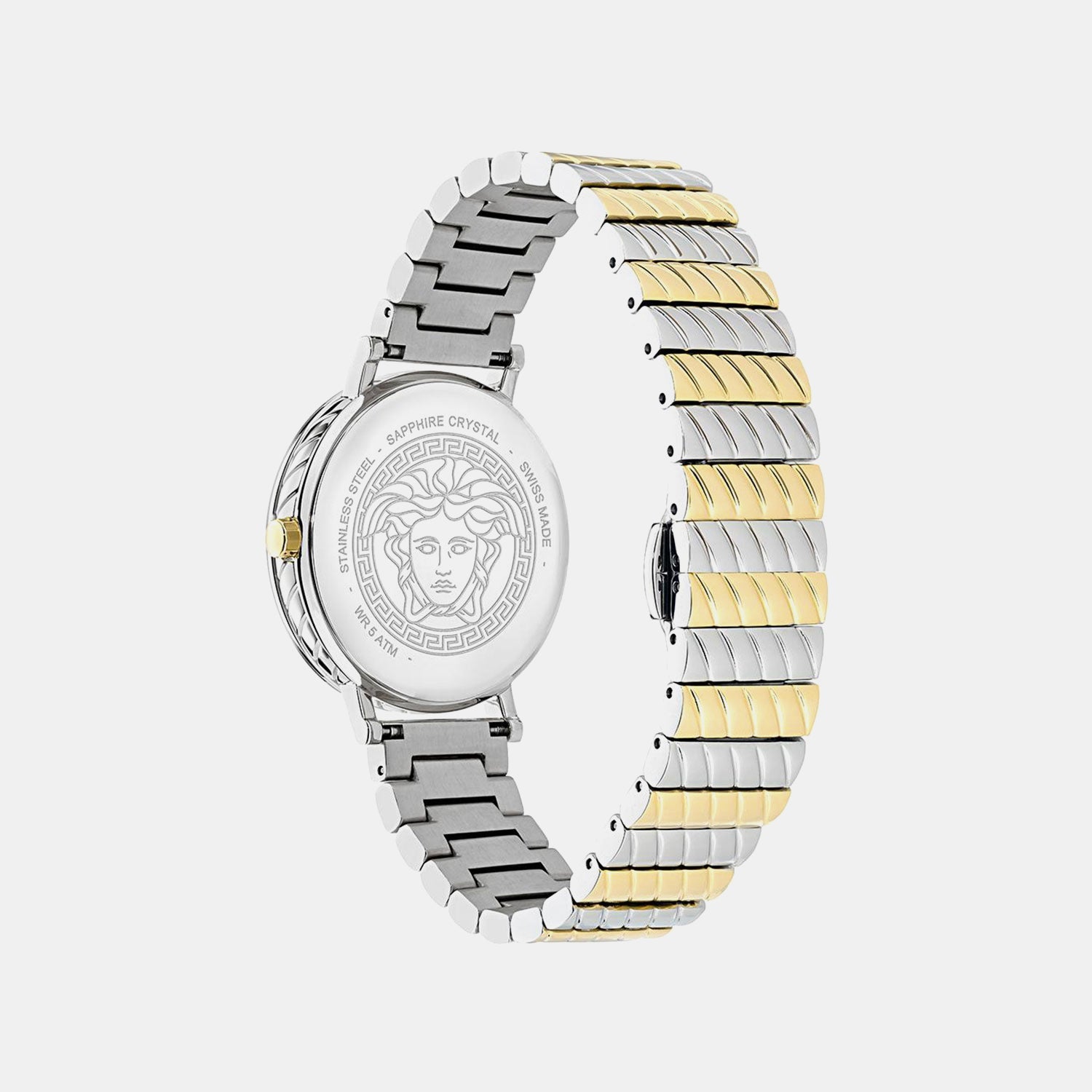 Versace Delphinus (Wc-0O) Women Quartz Green Dial Analog Stainless Steel Watch VE0O00225