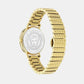 Versace Delphinus (Wc-0O) Women Quartz Gold Dial Analog Stainless Steel Watch VE0O00525