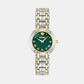 Versace Antlia (Wc-0P) Women Quartz Green Dial Analog Stainless Steel Watch VE0P00425